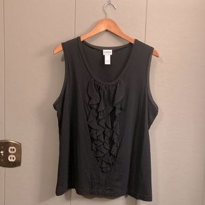 Chico’s black dress tank top